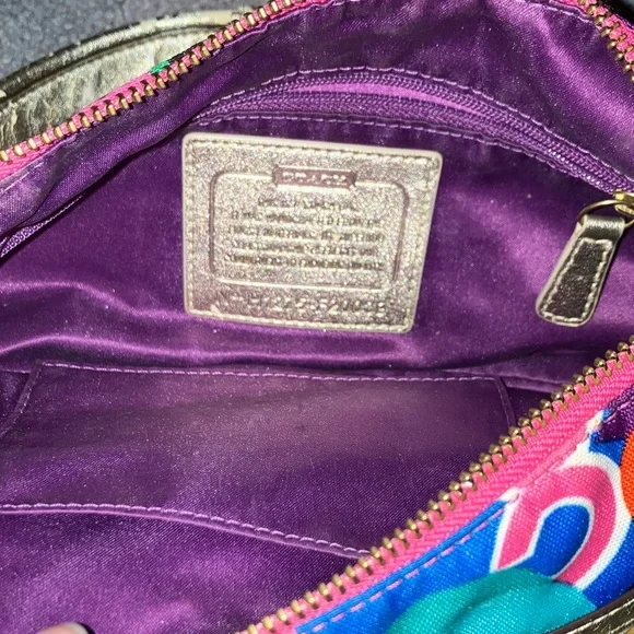 Coach Colorful Signature Shoulder Bag - Picture 2 of 5